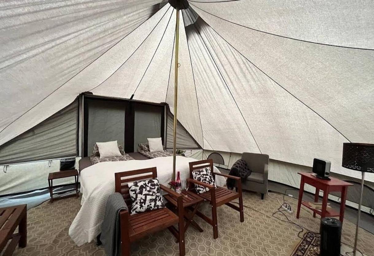 Godaland Glamping 크볼스뵈들뤼르 외부 사진