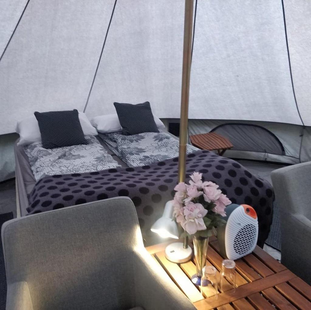 Godaland Glamping 크볼스뵈들뤼르 외부 사진