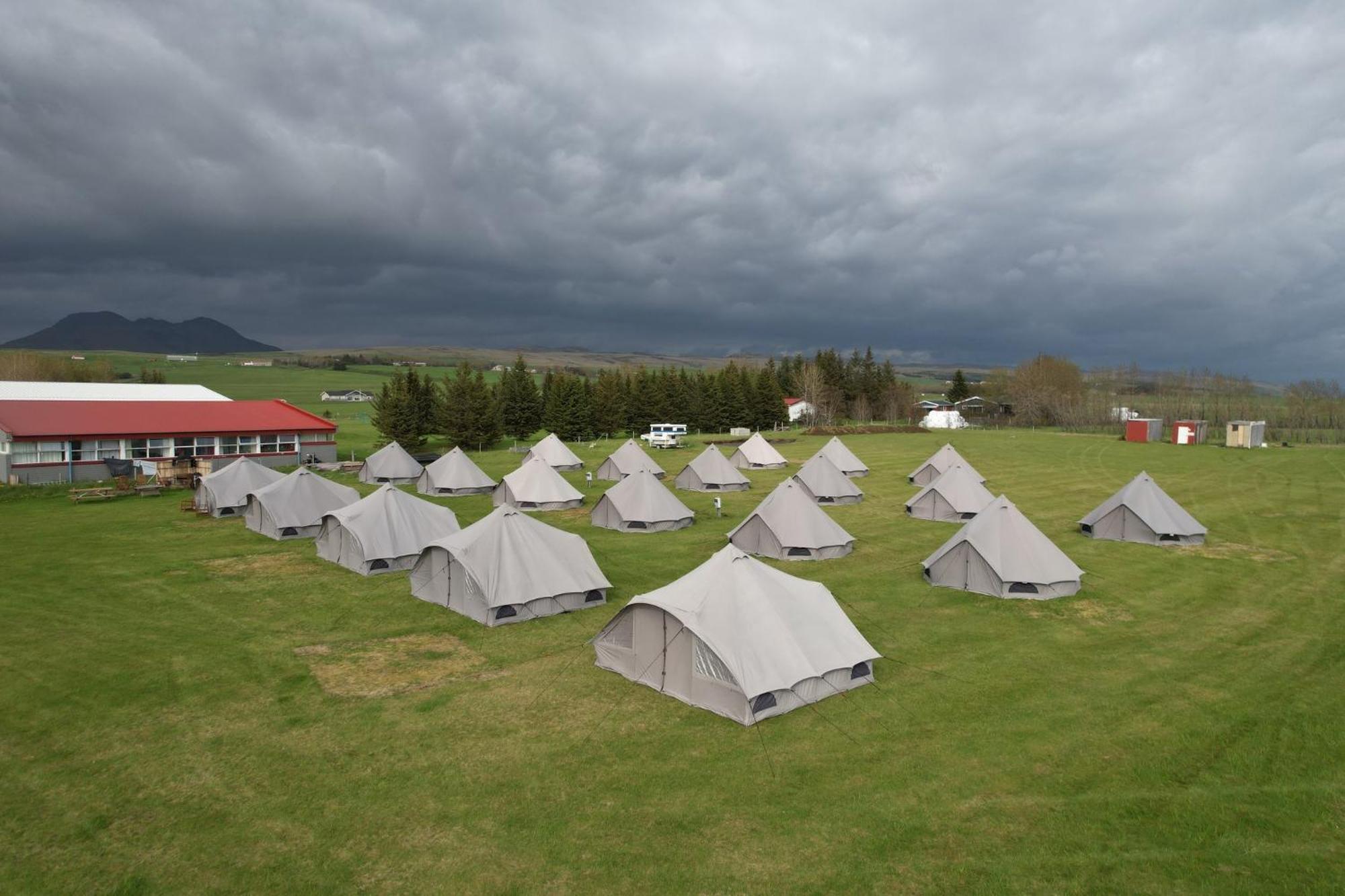 Godaland Glamping 크볼스뵈들뤼르 외부 사진