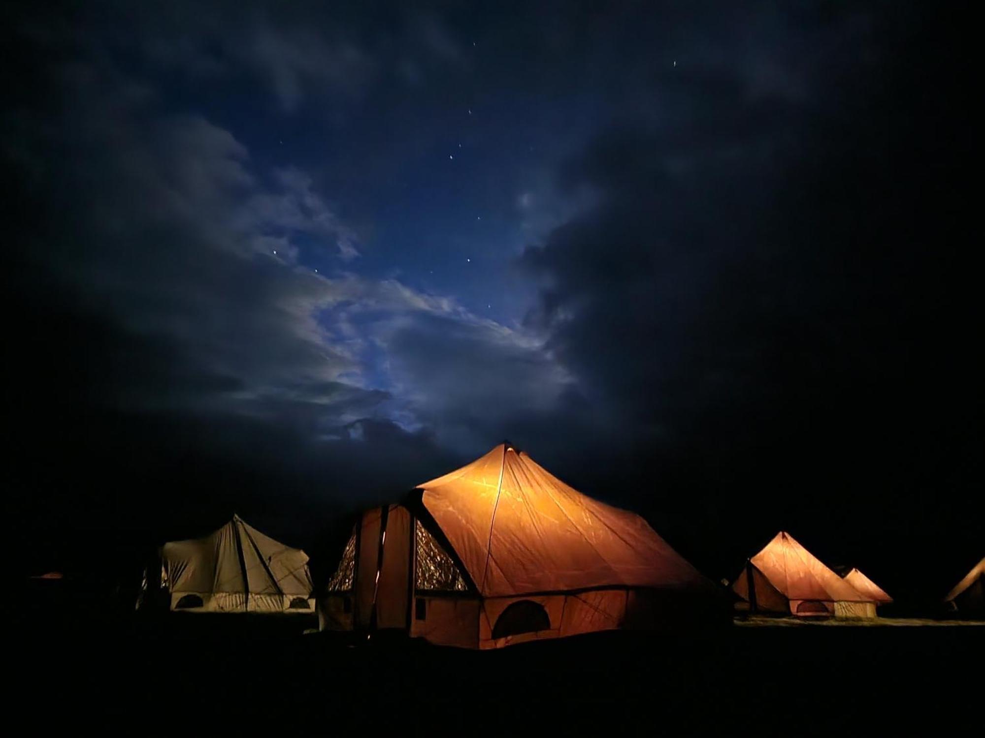 Godaland Glamping 크볼스뵈들뤼르 외부 사진