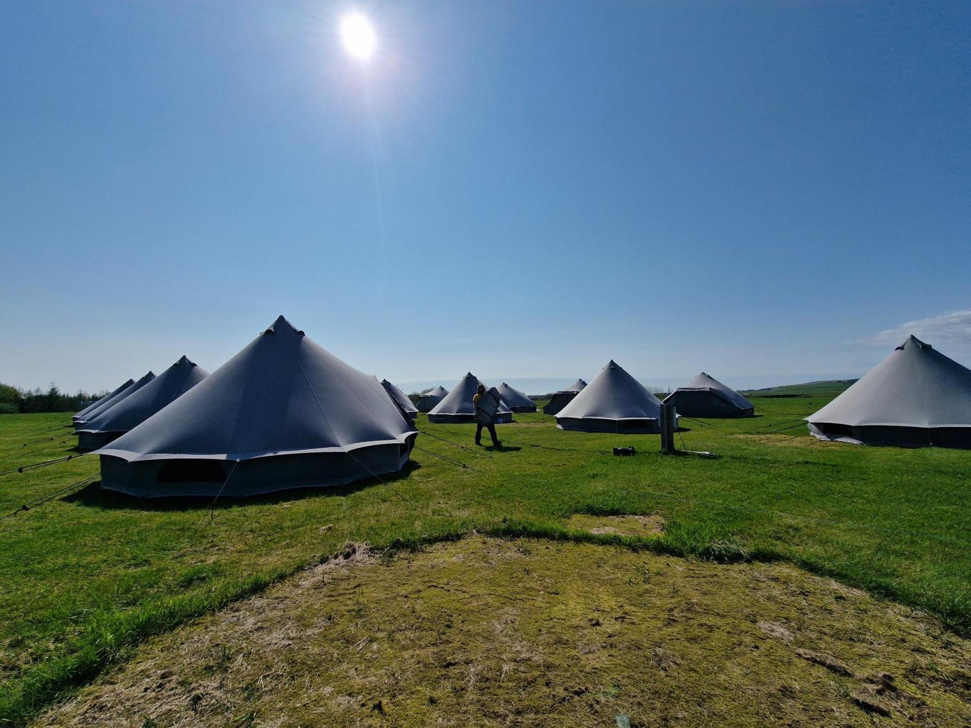 Godaland Glamping 크볼스뵈들뤼르 외부 사진