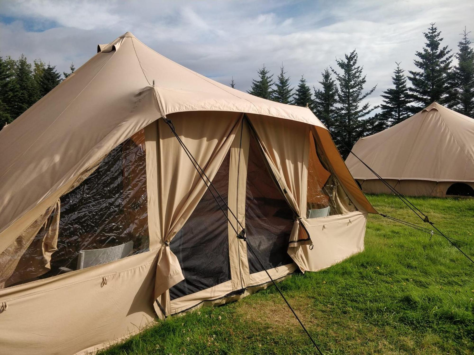 Godaland Glamping 크볼스뵈들뤼르 외부 사진