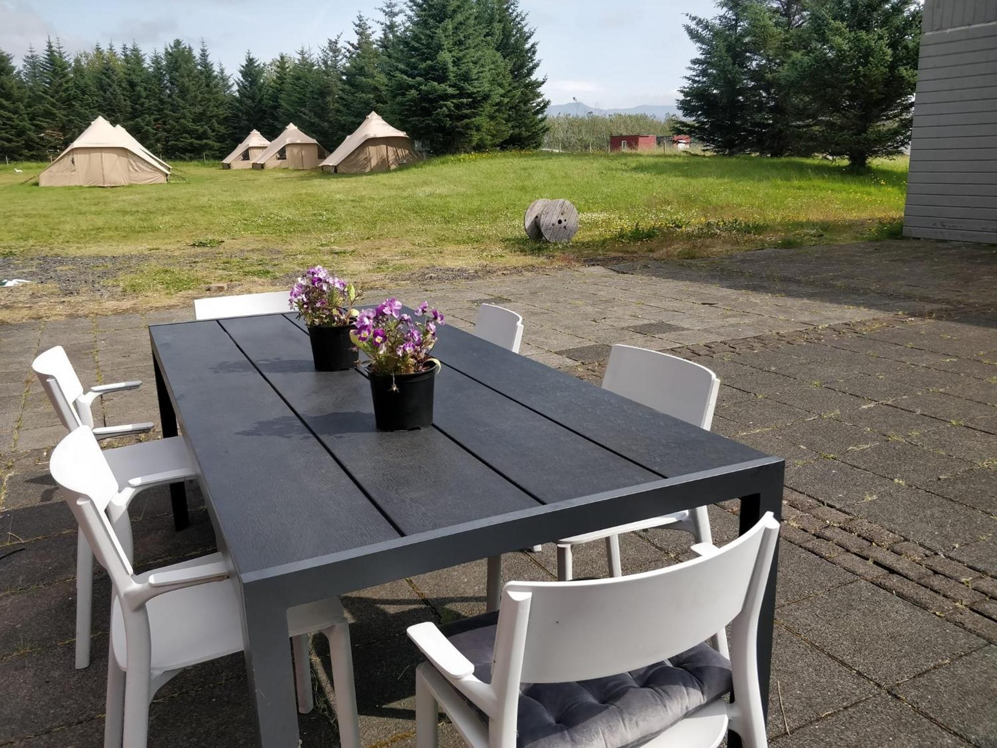 Godaland Glamping 크볼스뵈들뤼르 외부 사진
